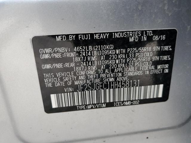 JF2SJGEC1HH458131 Subaru Forester 2.0xt Premium