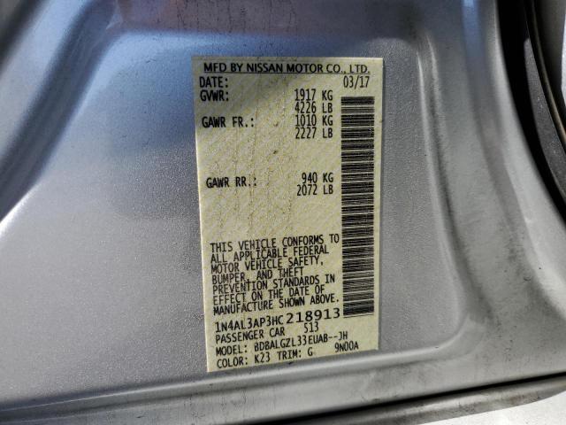 1N4AL3AP3HC218913 Nissan ALTIMA 2.5