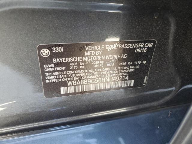 2017 BMW 330 I - WBA8B9G56HNU49214