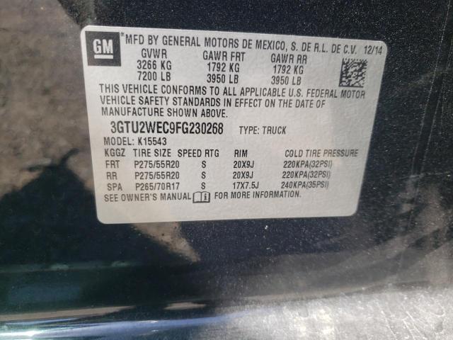 2015 GMC SIERRA DEN 3GTU2WEC9FG230268