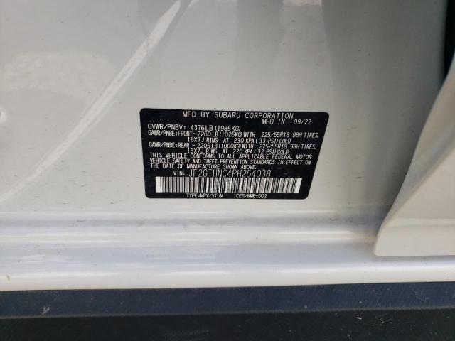 JF2GTHNC4PH254038 Subaru Crosstrek Limited