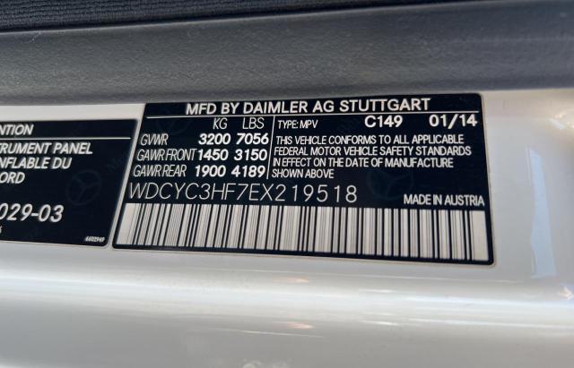 WDCYC3HF7EX219518 Mercedes-Benz G 550