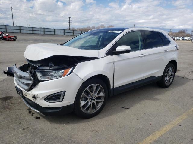 Salvage cars for sale at Nampa, ID auction: 2015 Ford Edge Titanium