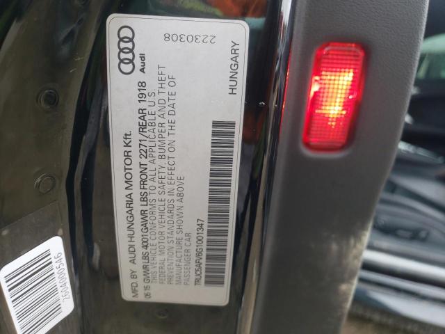 2016 AUDI TT TRUC5AFV6G1001347