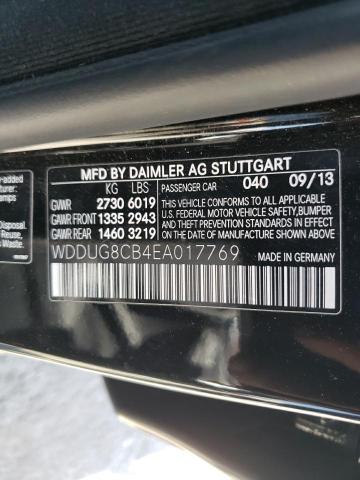 WDDUG8CB4EA017769 Mercedes-Benz S 550