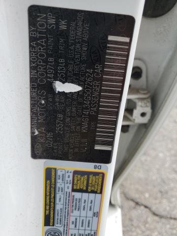 KNAGT4L34G5072624 KIA Optima Lx