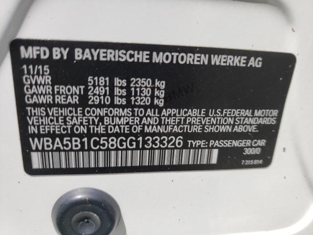 2016 BMW 535 I - WBA5B1C58GG133326