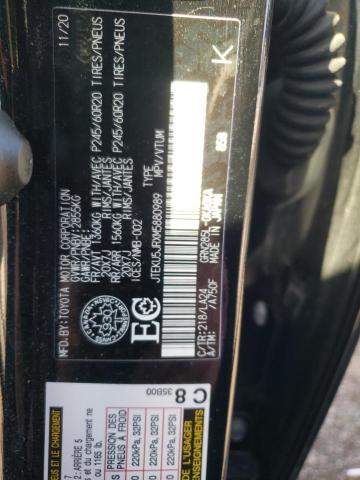 2021 TOYOTA 4RUNNER TR - JTEKU5JRXM5880989