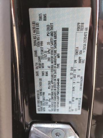 1FMCU0F79EUD24646 | 2014 FORD ESCAPE S