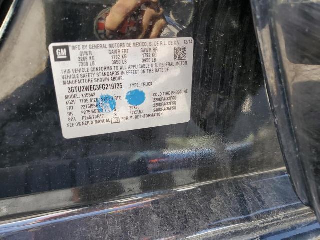 3GTU2WEC3FG219735 GMC Sierra K1500 Denali