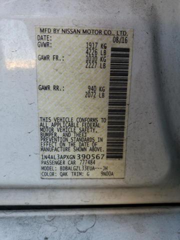 1N4AL3APXGN390567 Nissan ALTIMA 2.5