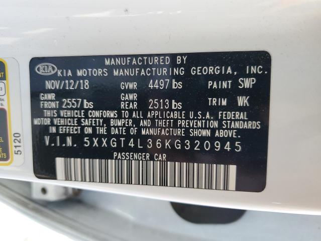 5XXGT4L36KG320945 KIA Optima Lx