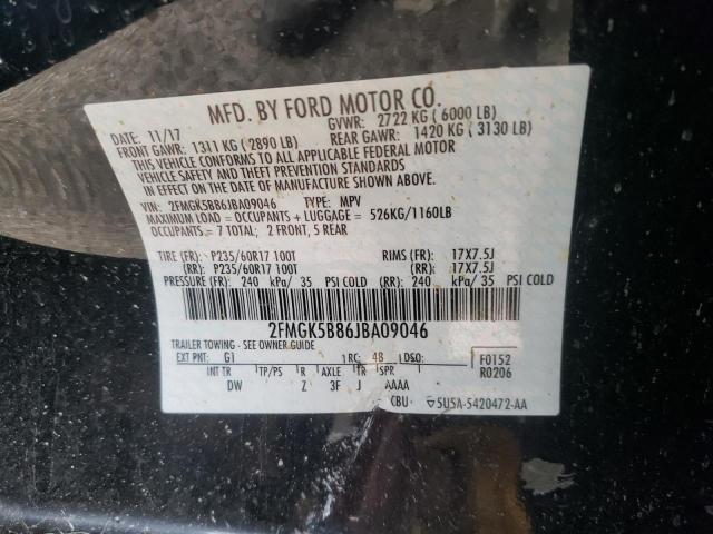 2018 FORD FLEX SE - 2FMGK5B86JBA09046