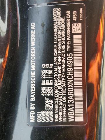 2022 BMW M440XI WBA13AR0XNCH94905