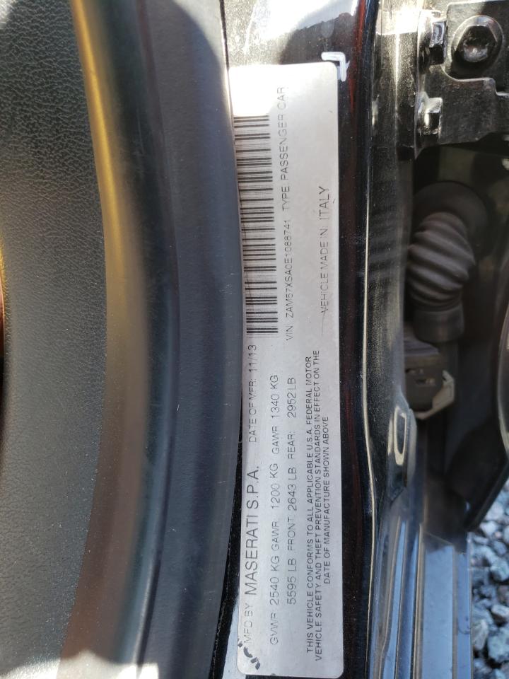 zam57xsa0e1088741 ZAM57XSA0E1088741 2014 Maserati Ghibli