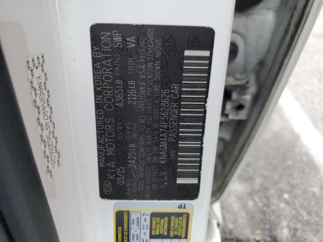 KNAGM4A74F5628626 KIA Optima Lx