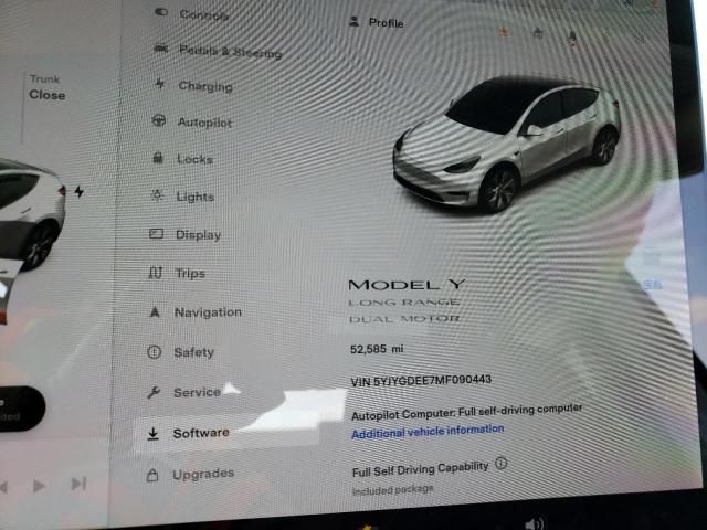 5YJYGDEE7MF090443 Tesla Model Y