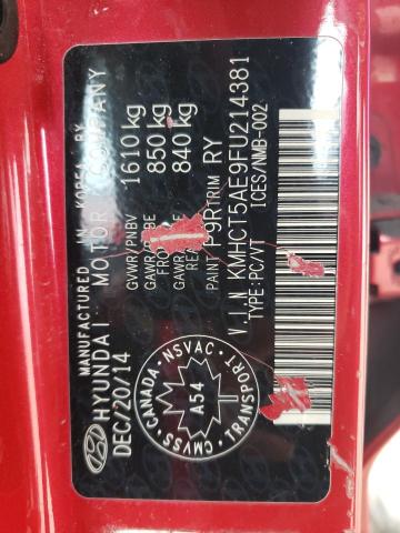 2015 HYUNDAI ACCENT GS - KMHCT5AE9FU214381