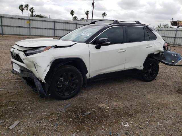 Salvage cars for sale from Copart Mercedes, TX: 2022 Toyota Rav4 XSE