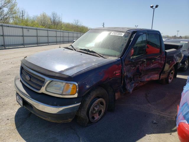 Salvage cars for sale from Copart Indianapolis, IN: 2002 Ford F150 Supercrew