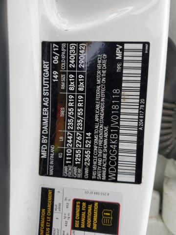WDC0G4KB1JV018118 Mercedes-Benz Glc 300 4matic
