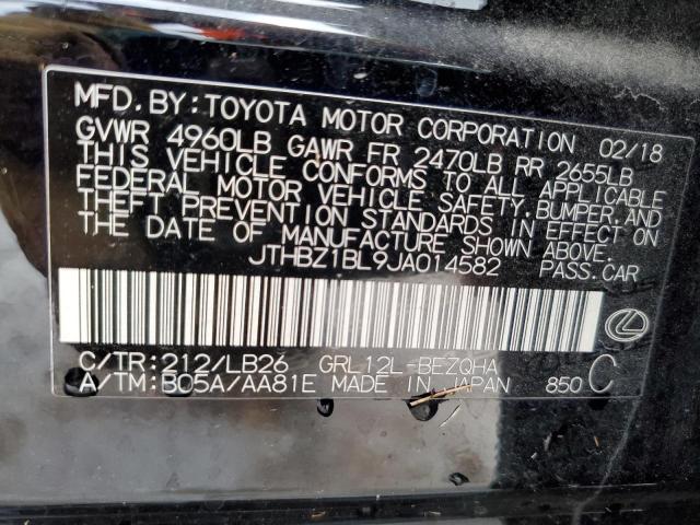 2018 LEXUS GS 350 BAS - JTHBZ1BL9JA014582