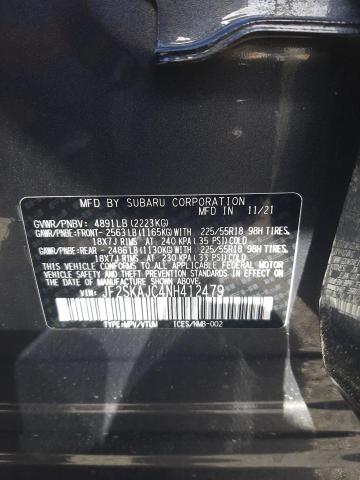 2022 SUBARU FORESTER S - JF2SKAJC4NH412479