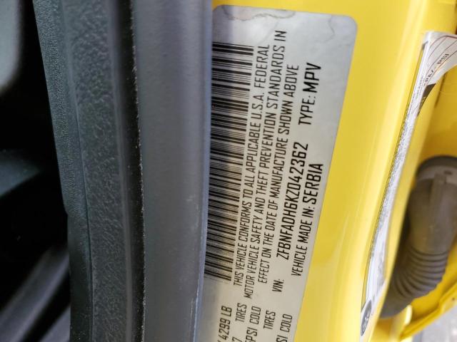 2019 FIAT 500L TREKK - ZFBNFADH6KZ042362