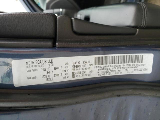 1C4RJFBG4LC339798 Jeep Grand Cherokee Limited