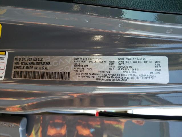 1C4HJXEN4MW683868 Jeep Wrangler Unlimited Sahara