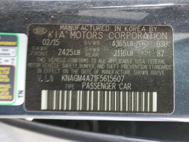 KNAGM4A71F5615607 KIA Optima Lx