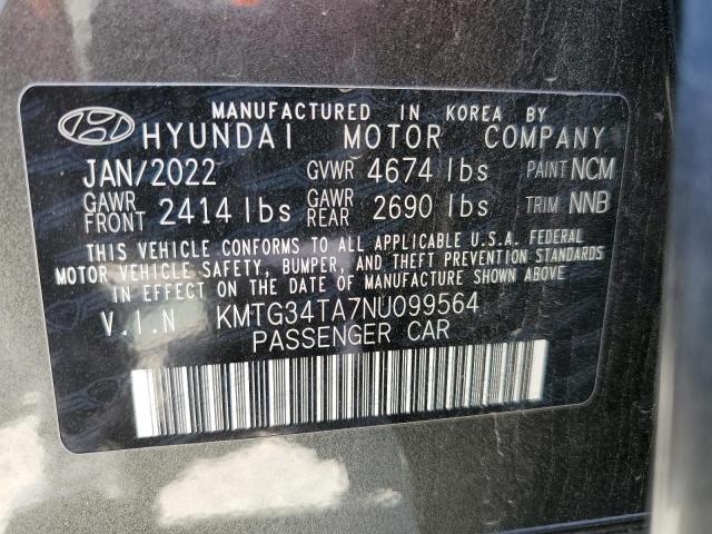 2022 GENESIS G70 BASE KMTG34TA7NU099564