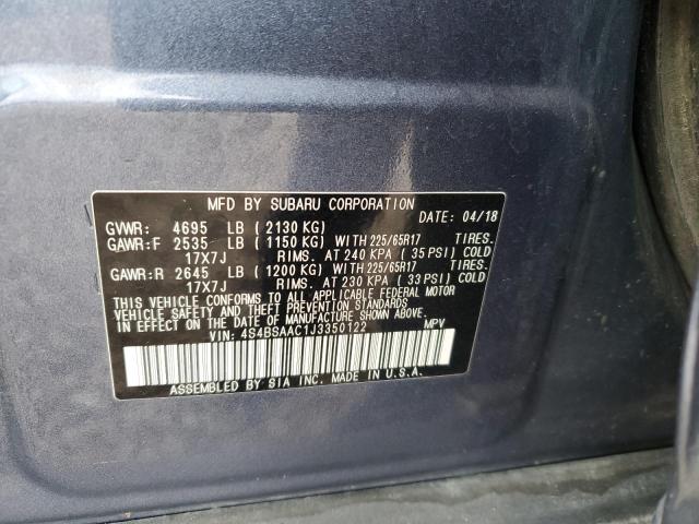 4S4BSAAC1J3350122 Subaru Outback 2.5i