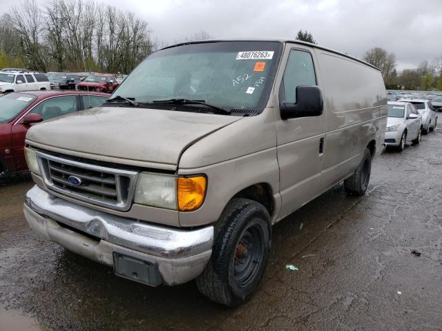 Salvage cars for sale from Copart Portland, OR: 2003 Ford Econoline E350 Super Duty Van