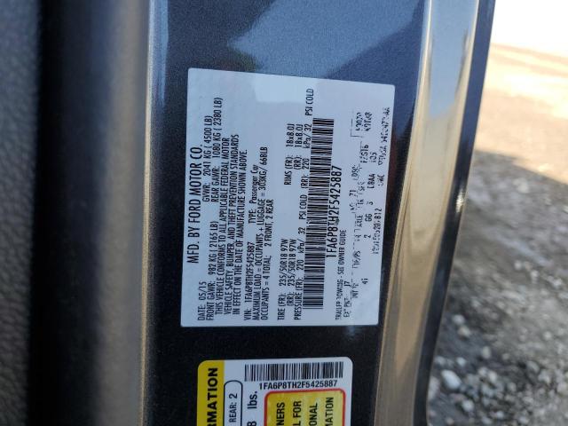 1FA6P8TH2F5425887 Ford MUSTANG
