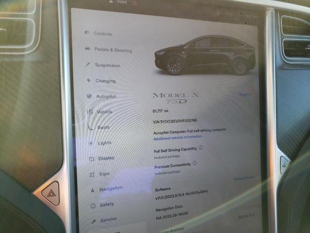 5YJXCBE20HF052785 Tesla MODEL X