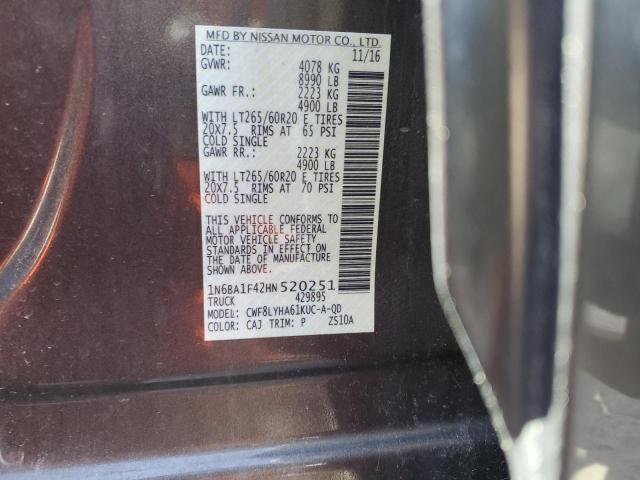 1N6BA1F42HN520251 Nissan Titan Xd Sl