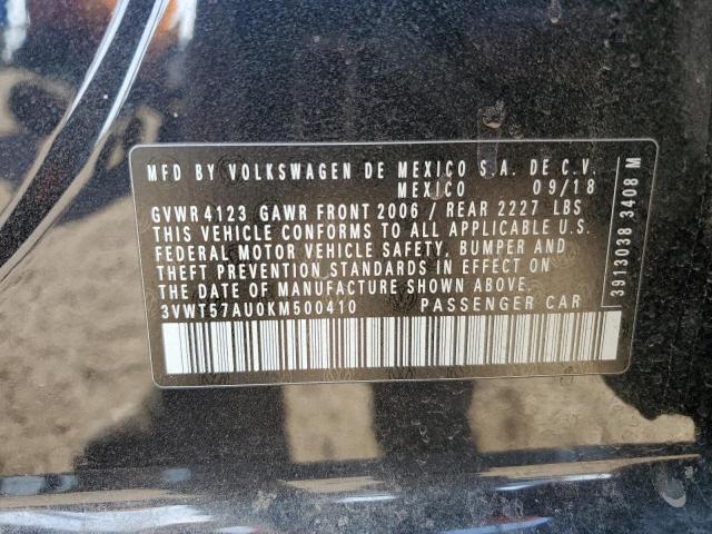 2019 VOLKSWAGEN GOLF SPORT - 3VWT57AU0KM500410