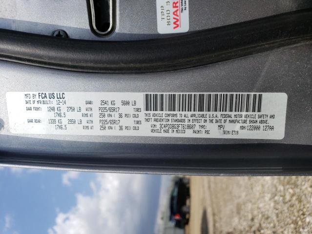 3C4PDDBG3FT618607 Dodge Journey Sxt