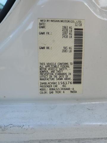 1N4BL4CV6KC156176 Nissan ALTIMA SR