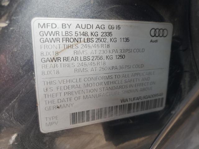 VIN WA1UFAFL6GA009548 2016 Audi A4, Premium Plus no.12