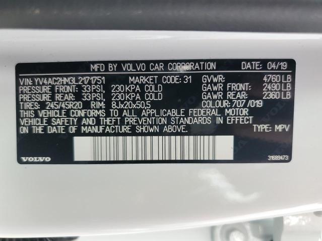 2020 VOLVO XC40 CORE - YV4AC2HM3L2171751