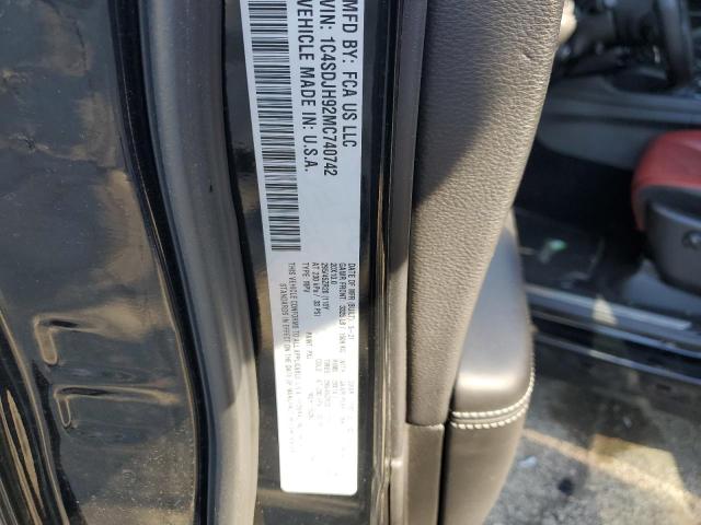 2021 DODGE DURANGO SR - 1C4SDJH92MC740742