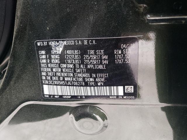 2018 HONDA HRV 3CZRU5H51JG706278