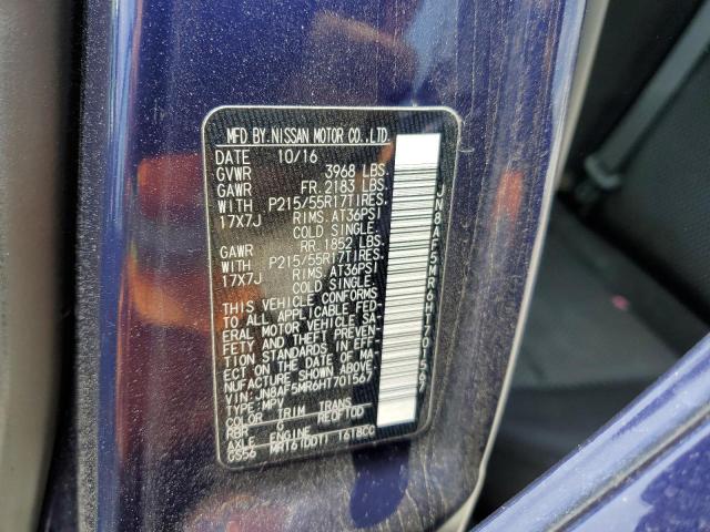 2017 NISSAN JUKE S - JN8AF5MR6HT701567