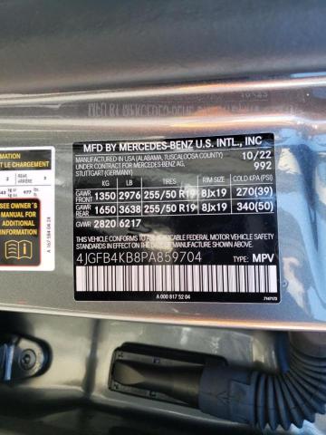 4JGFB4KB8PA859704 Mercedes-Benz Gle 350 4matic