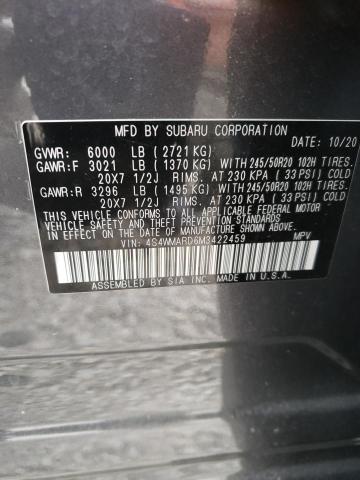 4S4WMARD6M3422459 Subaru Ascent Touring