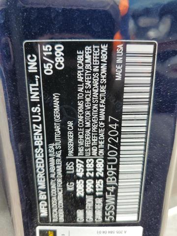 55SWF4JB9FU072047 Mercedes-Benz C 300
