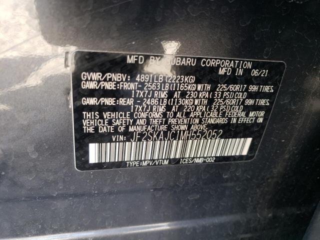 JF2SKAJC1MH552052 Subaru Forester Premium