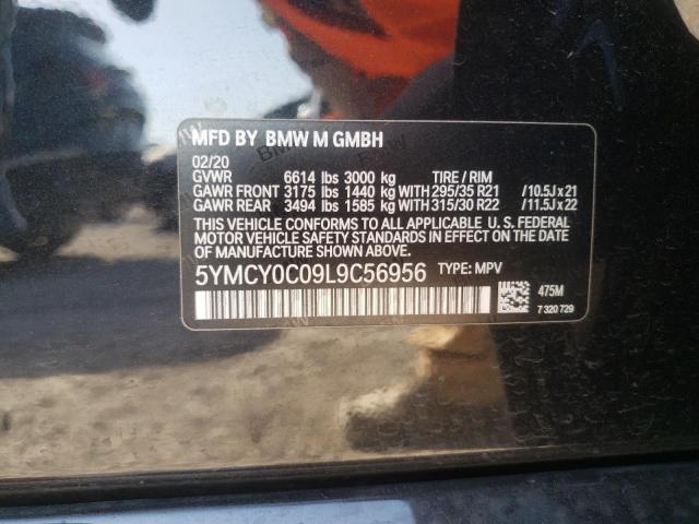 2020 BMW X6 M 5YMCY0C09L9C56956